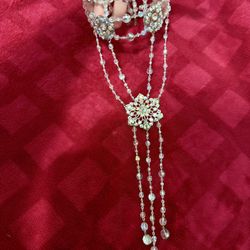 Rhinestone Cuff upper arm bracelet