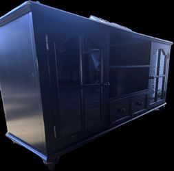 52in X 16in TV Stand With Drawer, Shelves  And Cabinets