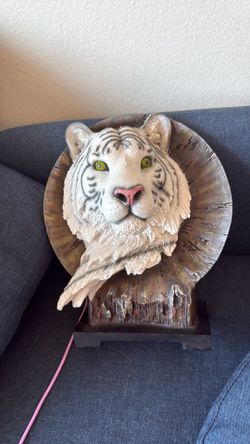 White Tiger Wall Art / Wildlife Décor Plaque