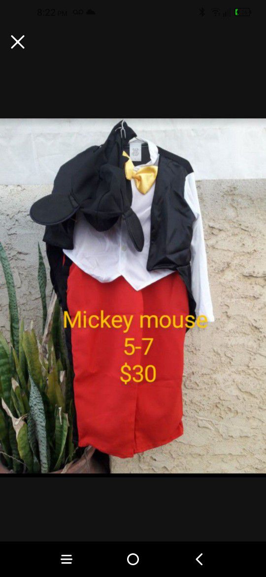 Kids Mickey Mouse Costume 
