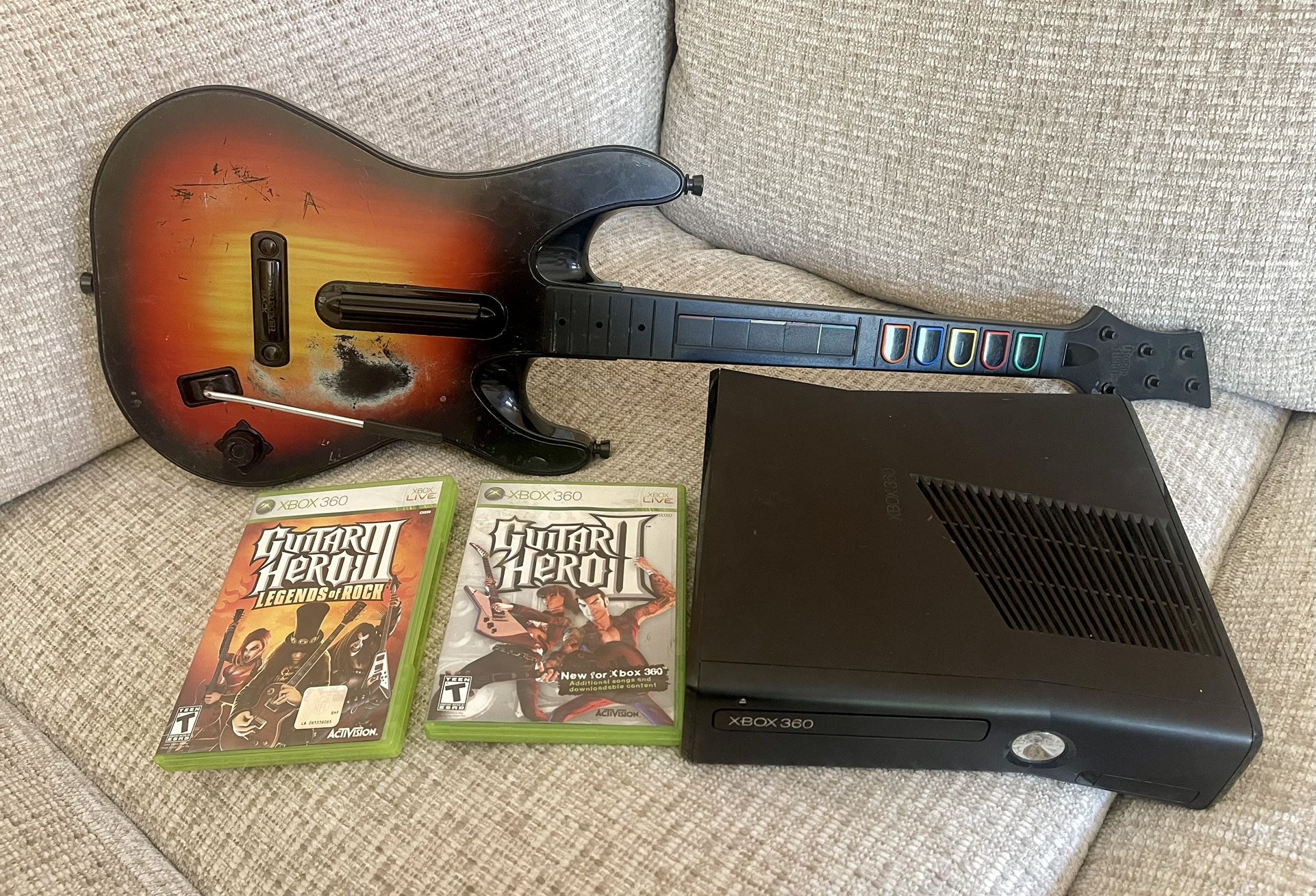 Xbox 360 Guitar Hero Bundle!