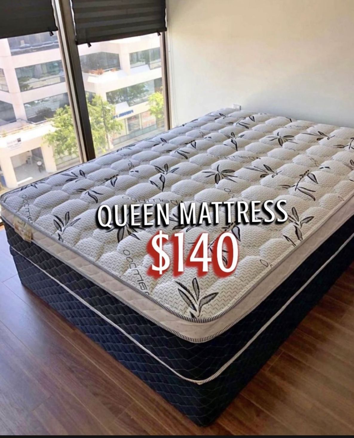  BRAND NEW PILLOW TOP MATTRESSES ✅ COLCHONES NUEVOS PILLOW TOP 💯‼️   QUEEN SIZE $140 ❌ $200 With Box Spring   FULL SIZE $120 ❌ $180 With Box Spring💥