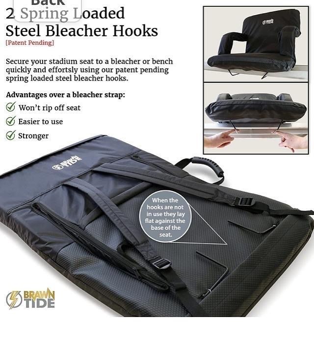 New BRAWNTIDE Stadium Seat with Back Support