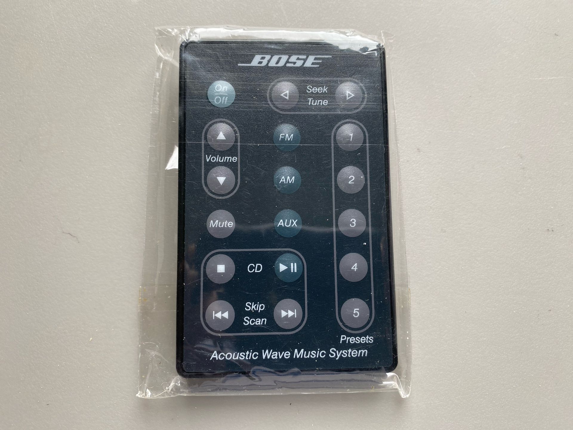 Bose Acoustic Wave Music System Remote Control (New)