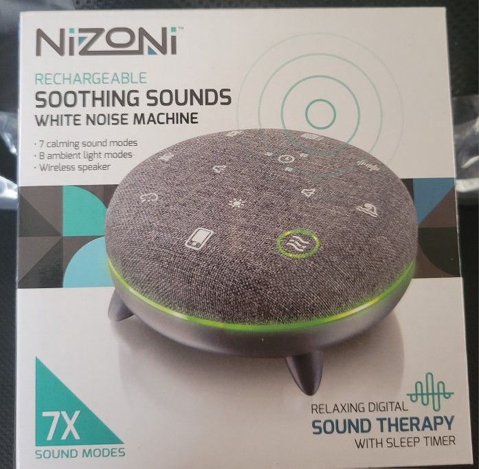 Nizoni Rechargeable Soothing SOUNDS White Noise Machine