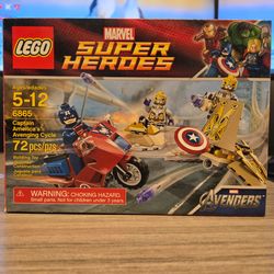 LEGO Marvel Super Heroes Captain America's Avenging Cycle 6865
