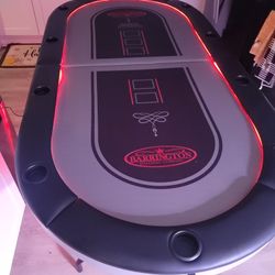 Barrington Ballard's Company 10 Person Poker/Blackjack Card Table