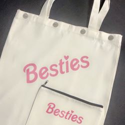 Canvas Tote Bag  “Besties”