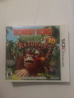 Nintendo 3ds donkey Kong country returns 3D