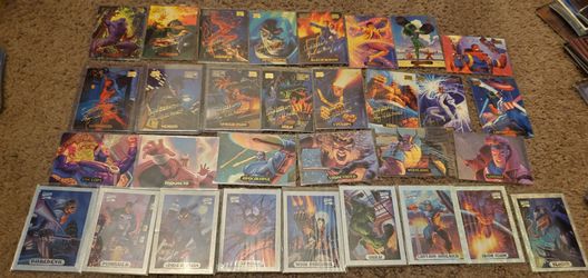 Marvel insert card lot