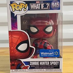 ZOMBIE SPIDEY HUNTEE (WHAT IF ! ) Only At Walmart Funko Pop