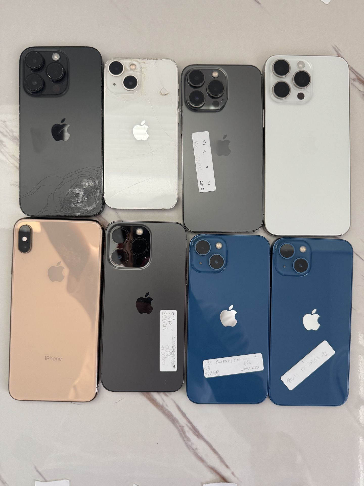 Sale of Locked iPhones for Spare Parts — Excellent Condition, Only Batch