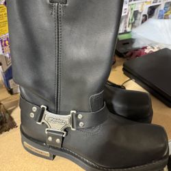 Harley Davidson Motorcycle Boots Size 9 1/2 Brand New!
