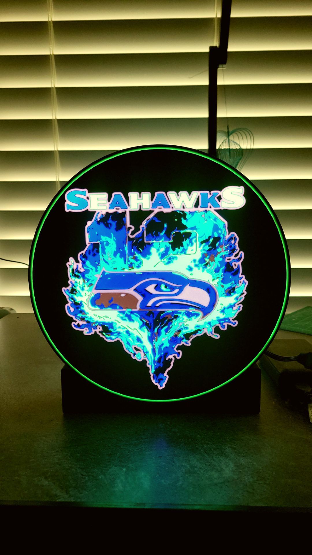 Double sided graphic light stand