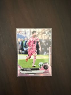 2025 Topps NOW MLS Cup Inter Miami CF Lionel Messi Pink Foil Parallel MLSC-2 SP
