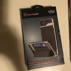 iPhone Case with Wallet and kickstand 