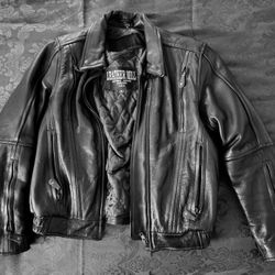 Black Woman's Leather Jacket 