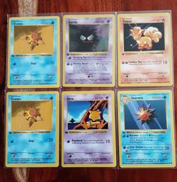 Pokémon Base Set 1st Edition SHADOWLESS Lot - 6 Cards