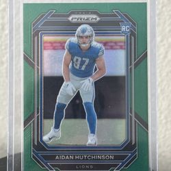 2022 Prizm Football Green Aidan Hutchinson RC