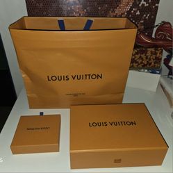 Empty Louis Vuitton Gift Box Package 