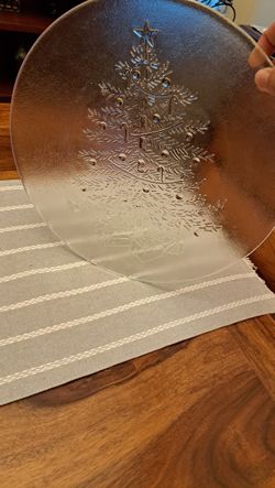 Detailed Christmas Cake/Serving Plate