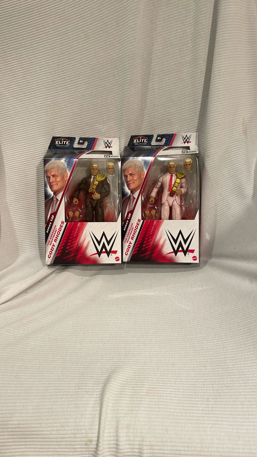WWE/ Elite Collection/ Cody Rhodes/ CHASE/ Pink Suit/ Brown Suit/ Series 120/ Mattel