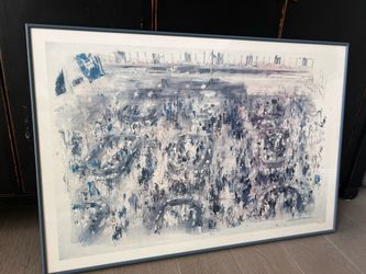 LeRoy Neiman 1977 New York Stock Exchange Poster – Framed – Large