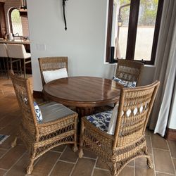Beautiful Coastal Dining Table - Solid Wood