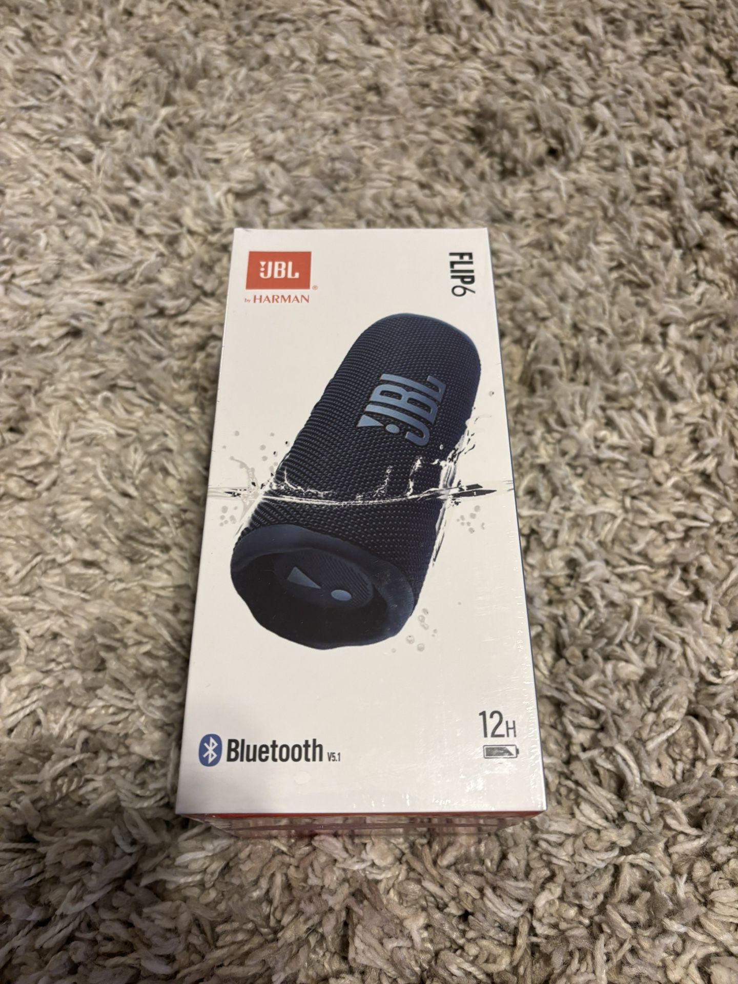 NEW SEALED - JBL Flip 6 - Portable Waterproof Speaker - Blue