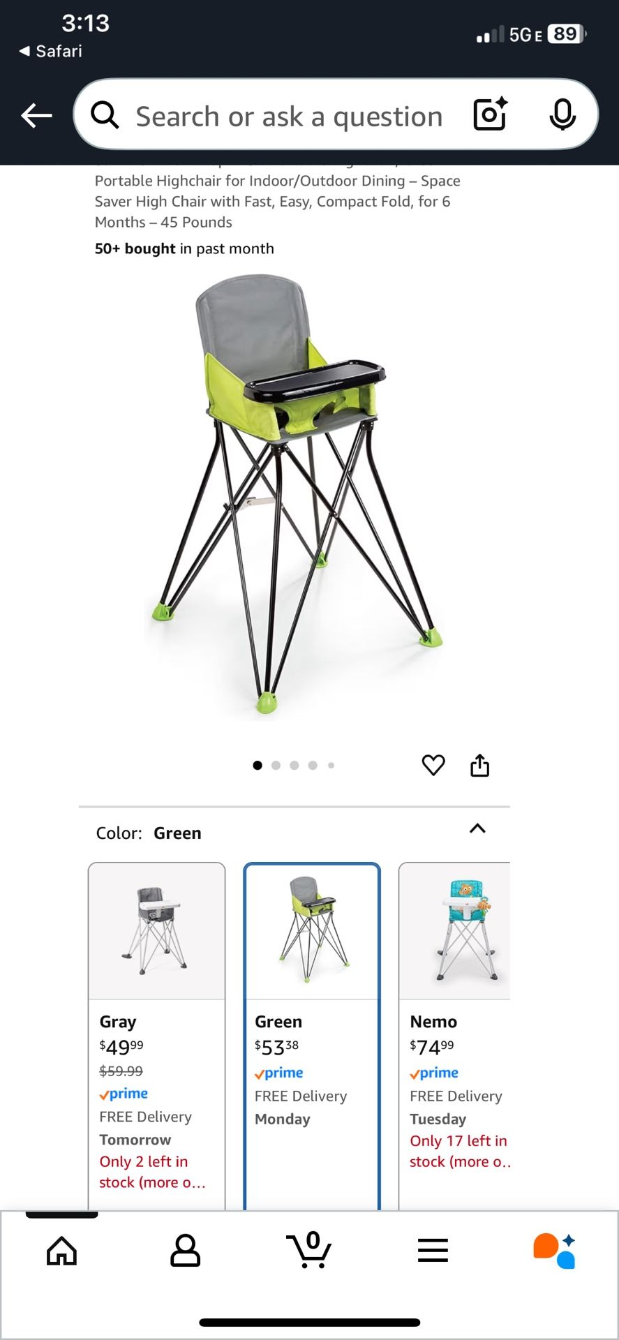 Baby Camping High Chair 