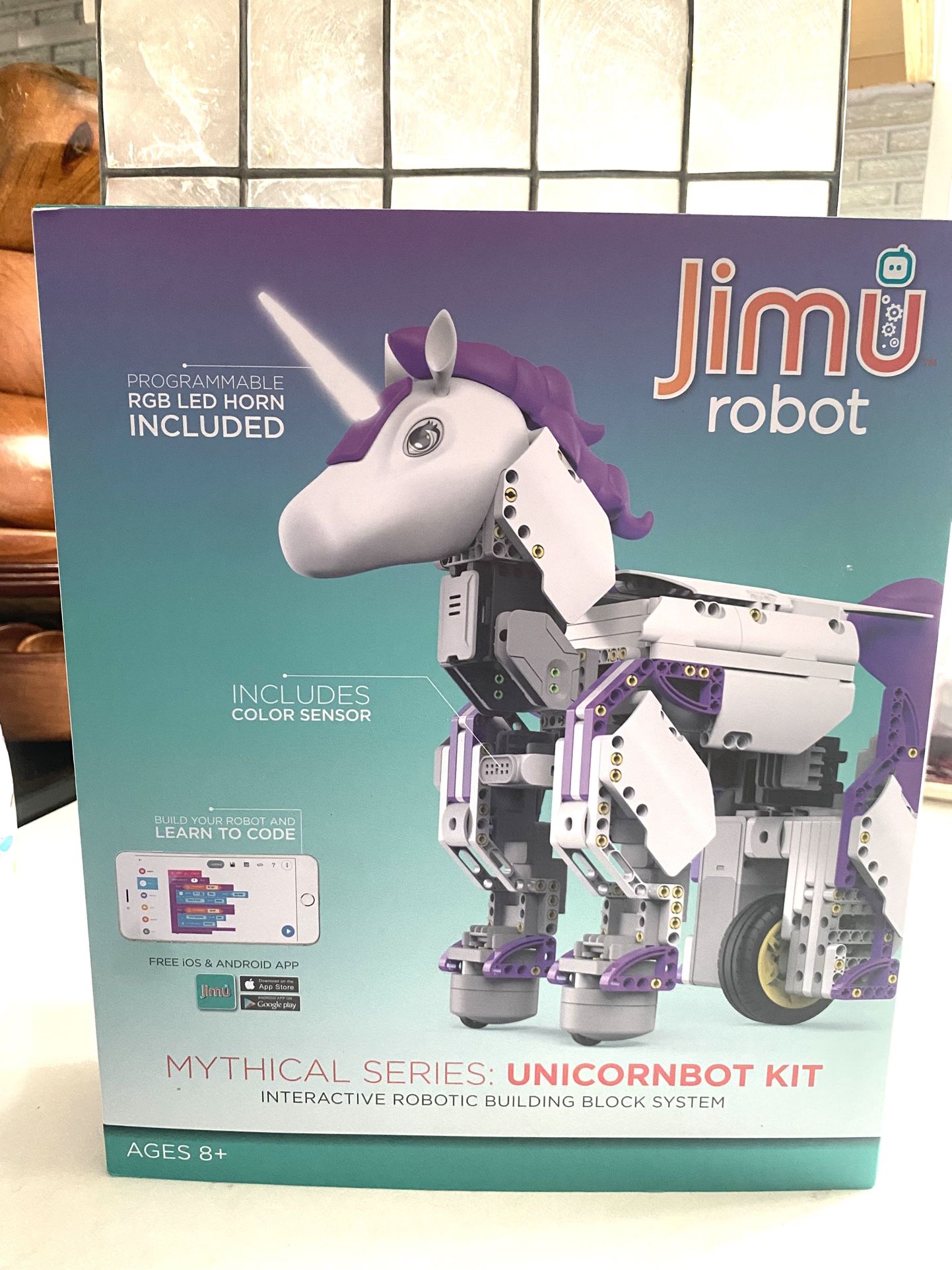 UBTECH Mythical Series: Unicornbot Kit-App-Enabled Building & Coding Stem Learning Kit, Purple Meet UnicornBot! Create your own brilliant UnicornBot!