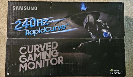 SAMSUNG 27-Inch CRG5 240Hz Curved Gaming Monitor (LC27RG50FQNXZA)