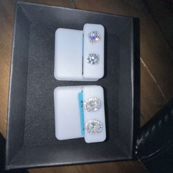 Moissanite earrings