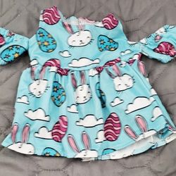 Bunny Dress for 18 inch doll - American Girl Doll 