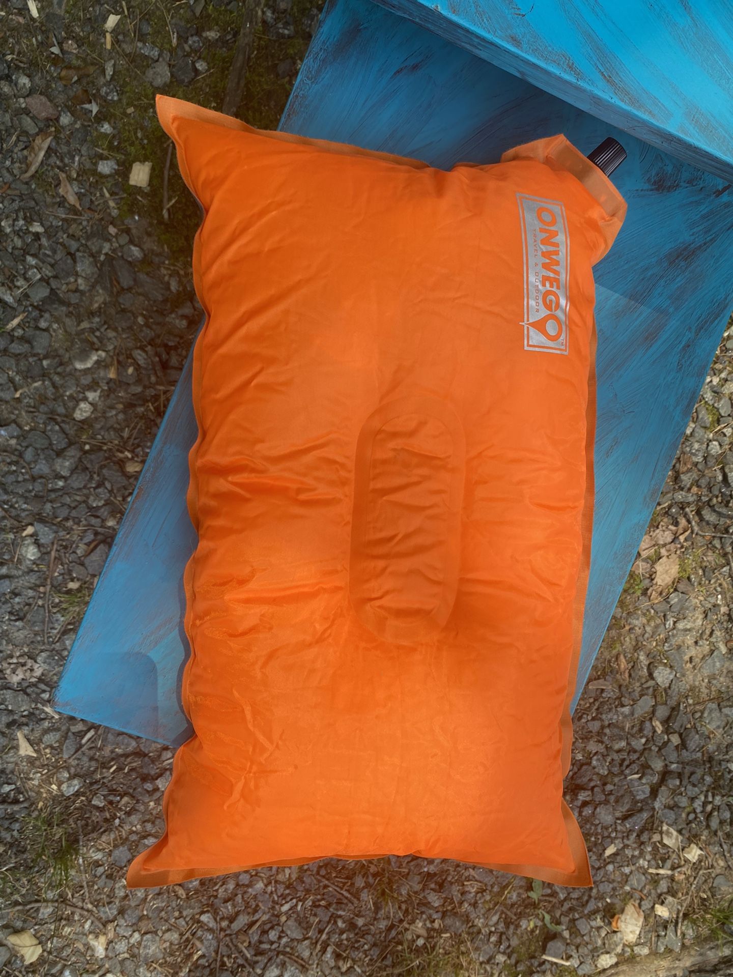 Onwego Travel Camping Orange Inflatable Pillow