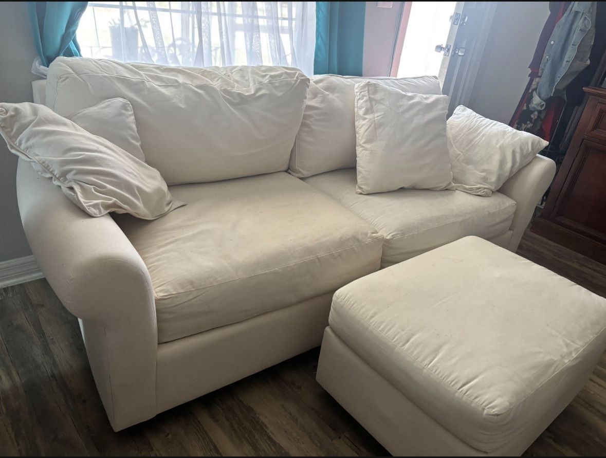 White couch