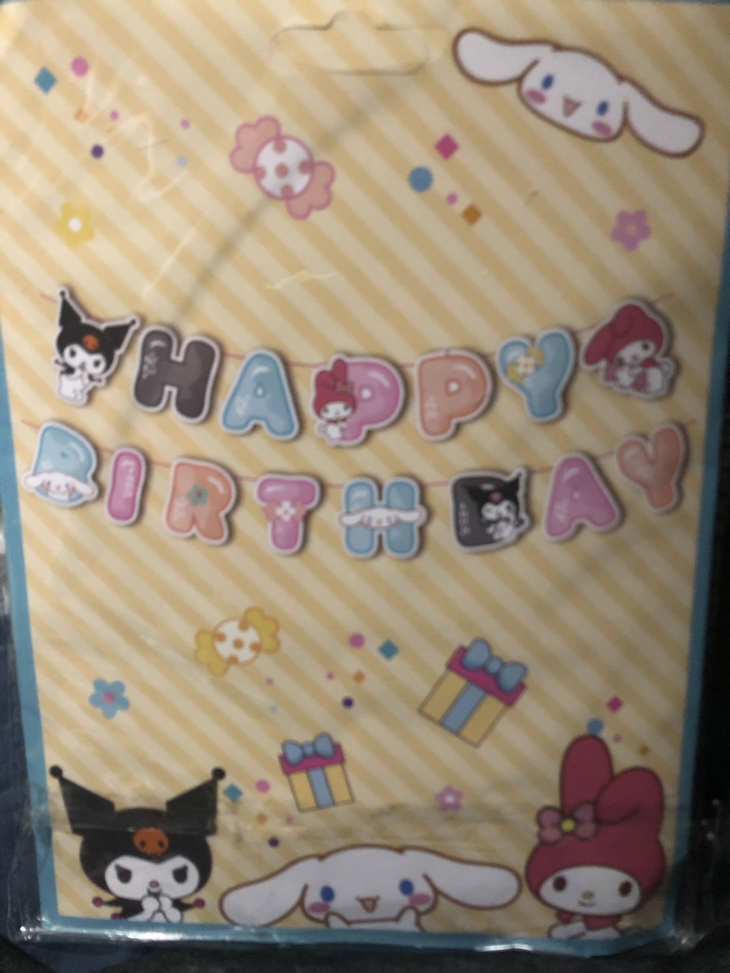 Hello Kitty Birthday Banner