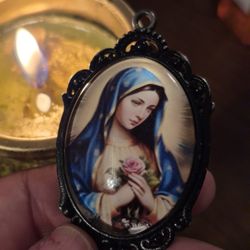 Vintage Mary Pendant