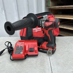 Milwaukee M18 Hammer Drill 1.5 battery + charger USED $125