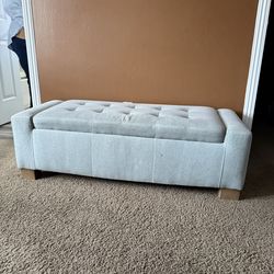 Ottoman bench with storage