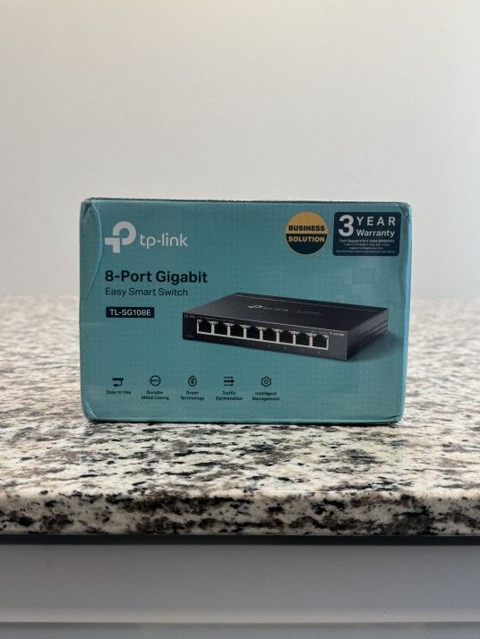 TP-Link 8 Port Gigabit Switch (TL-SG108E)