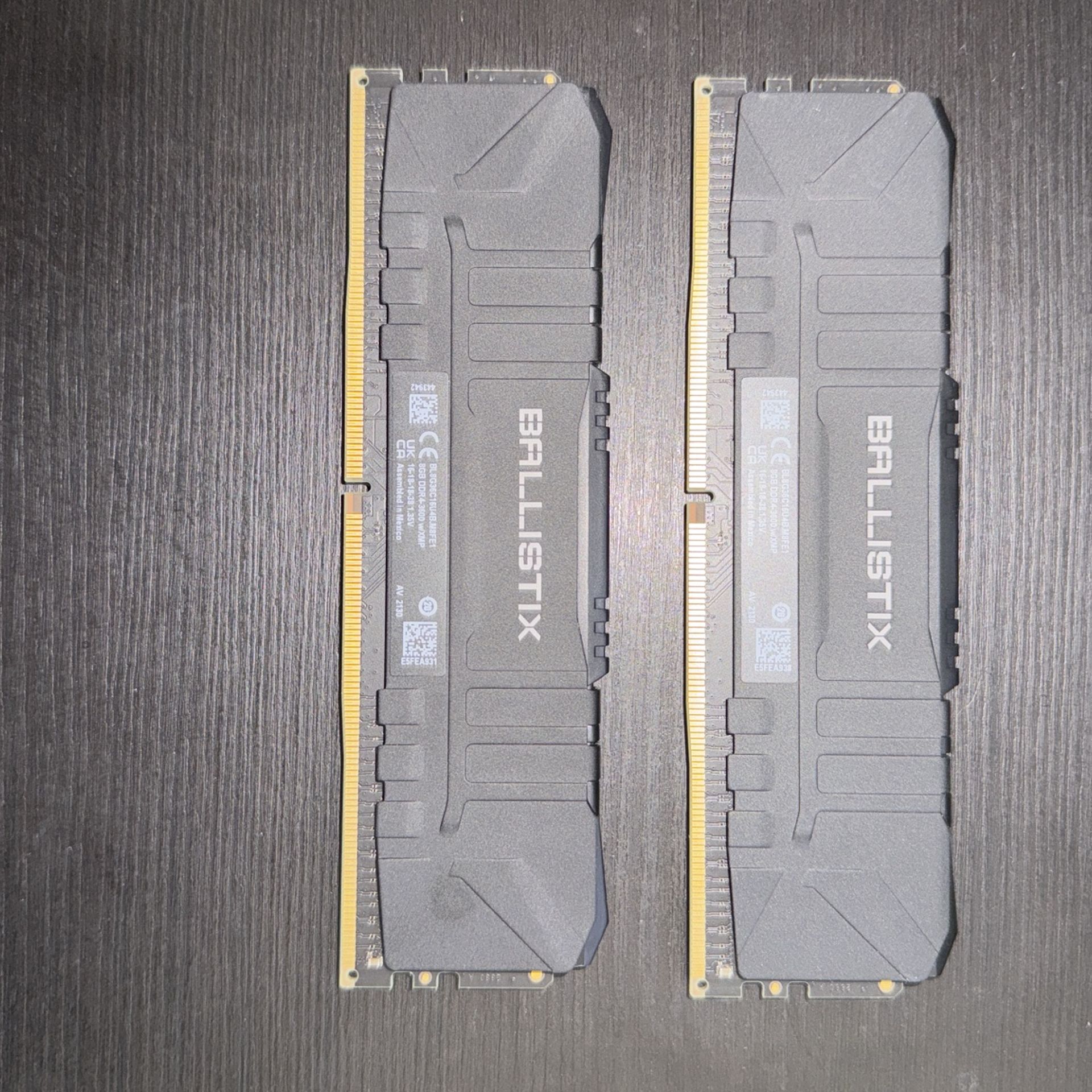Crucial Ballistix DDR4 3600Mhz 2x8Gb Memory
