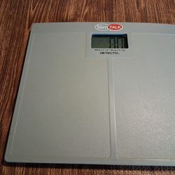 SlimTALK Talking Bathroom Scale by Detecto- 400lb