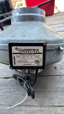 Vortex power fan model number VTX 600