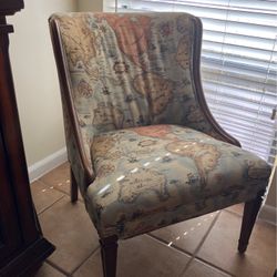 Wood Accent Chair