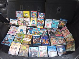 Large lot of children's DVDs + CDs