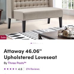 Loveseat/Setee Upholstered 