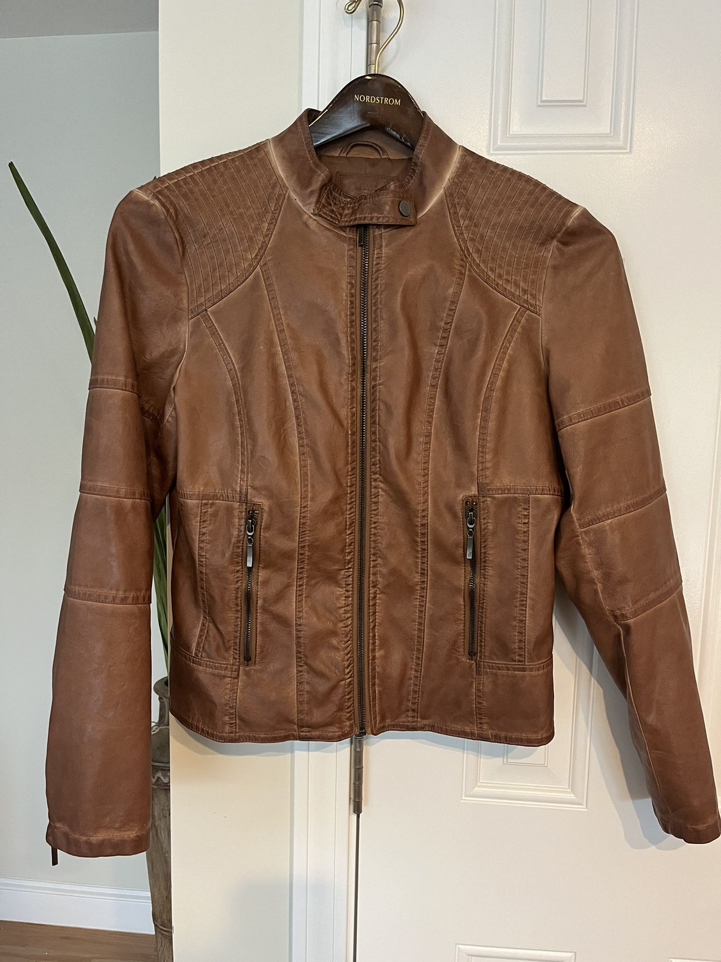 Max jeans Faux Leather Jacket