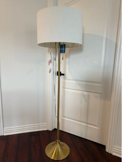 New Thomasville Brass Gold Floor Lamp – Brand New with Tags
