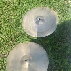 Late 70’s early 80’s Vintage Zidjian Hi Hat Set